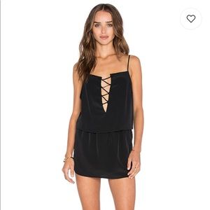 Rory Beca Mini Sleeveless Dress in Onyx, Medium